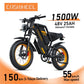 Coswheel Ebike GT20 Adult Electric Motorcycle Mountain Bikes 20Inch 48V Electric bike Fatbike Adult Motorcycles Drit bike - Enfance-Heureuse