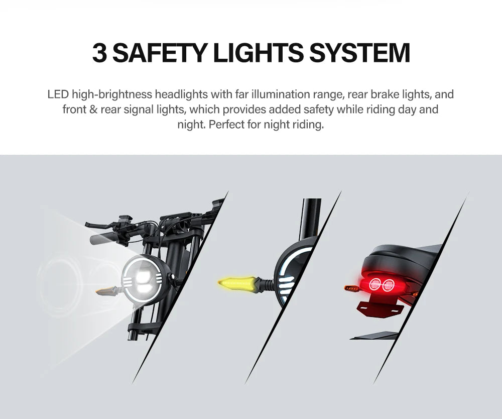 Coswheel Ebike GT20 Adult Electric Motorcycle Mountain Bikes 20Inch 48V Electric bike Fatbike Adult Motorcycles Drit bike - Enfance-Heureuse