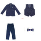 Children's Suit Boys Solid Color Flower Girl Dress Catwalk Performance Clothing - Enfance-Heureuse