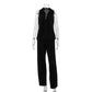 Casual Solid Color Sleeveless Shirt High Waist Trousers Pleated Suit - Enfance-Heureuse