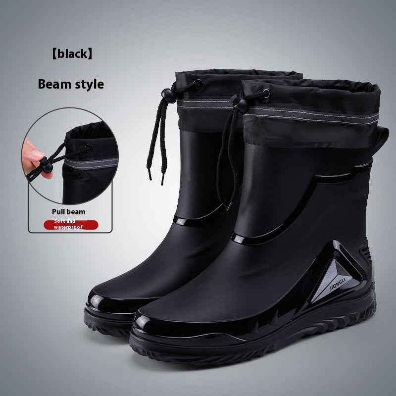 Closed Waterproof Shoes Outdoor Rubber Boots - Enfance-Heureuse
