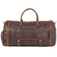 Men's Retro Genuine Leather Super Large Capacity First Layer Cowhide Leather Hand Luggage Bag - Enfance-Heureuse