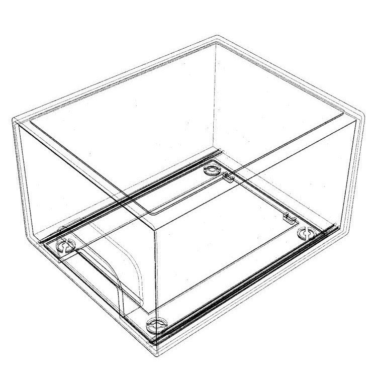 1 2 4 Pack Clear Stackable Storage Drawers, 11.2cm, 4.4in Tall Acrylic Bathroom Makeup Organizer,Plastic Storage Bins For Vanity, Undersink, Kitchen Cabinets, Pantry, Home Organization - Enfance-Heureuse