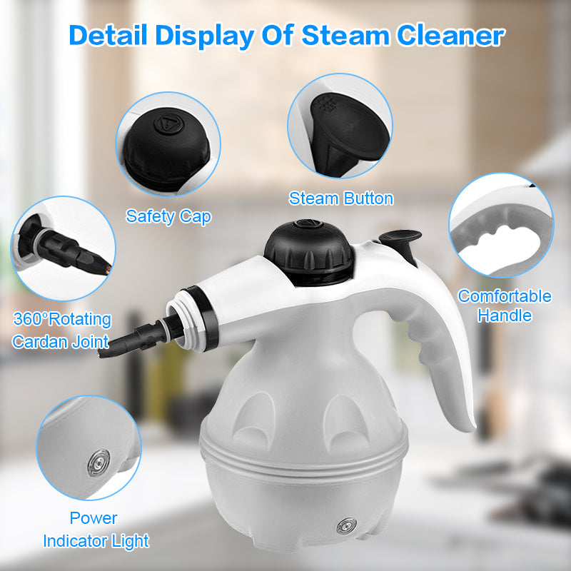 Grenade Steam Cleaner, Pressurized Handheld Cleaner For Household Use, Equipped With 12 Accessories, For Multiple Surfaces And A Powerful Home Steam Machine For Cleaning In Various Scenarios. - Enfance-Heureuse