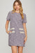 She + Sky Full Size Short Sleeve Pearl Studded Trim Knit Tweed Dress Plus Size - Enfance-Heureuse