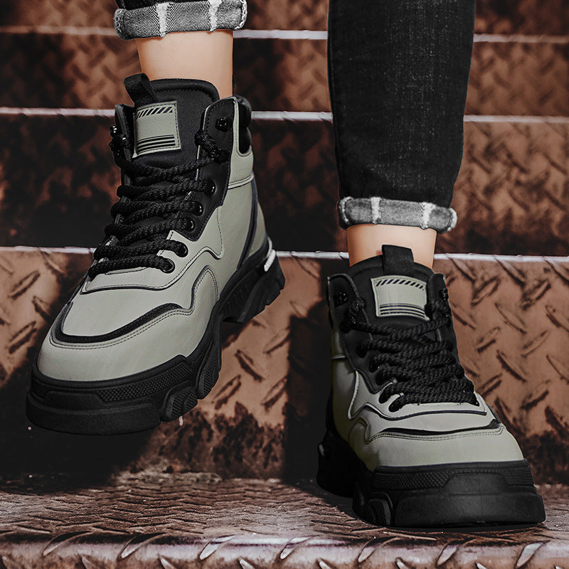 Men's Martin Boots Spring And Autumn British Style - Enfance-Heureuse