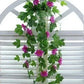 Simulation Plant Morning Glory Ratten For Wall Hanging Decoration - Enfance-Heureuse