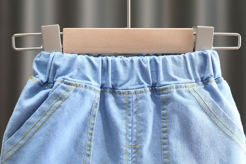 Western Style Children's Korean Style Summer Clothes - Enfance-Heureuse