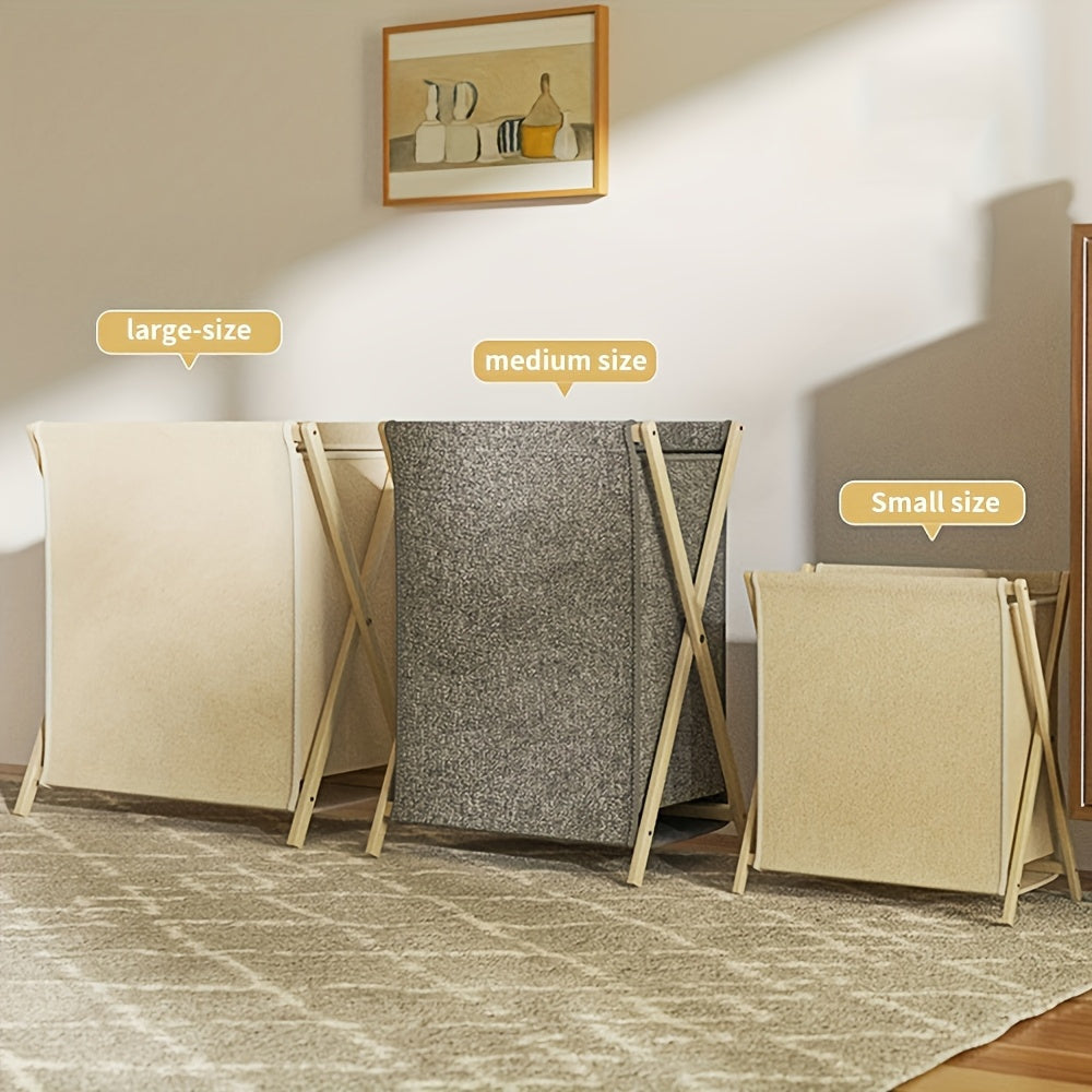 Cesta de ropa plegable: cesta de tela multifuncional de gran capacidad para guardar ropa sucia, ideal para baños y dormitorios. 