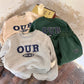 Autumn And Winter New Children's Foreign Style Hoodie Baby Pants Two-piece Set - Enfance-Heureuse