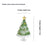 Christmas Gift Colored Glaze Christmas Tree Crafts Small Ornaments - Enfance-Heureuse