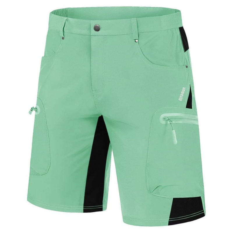 Men's Outdoor Mountaineering Shorts Multi-pocket Casual Cargo Shorts - Enfance-Heureuse