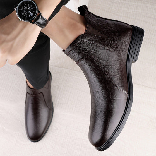 Boots Leisure Boots Leather Boots - Enfance-Heureuse