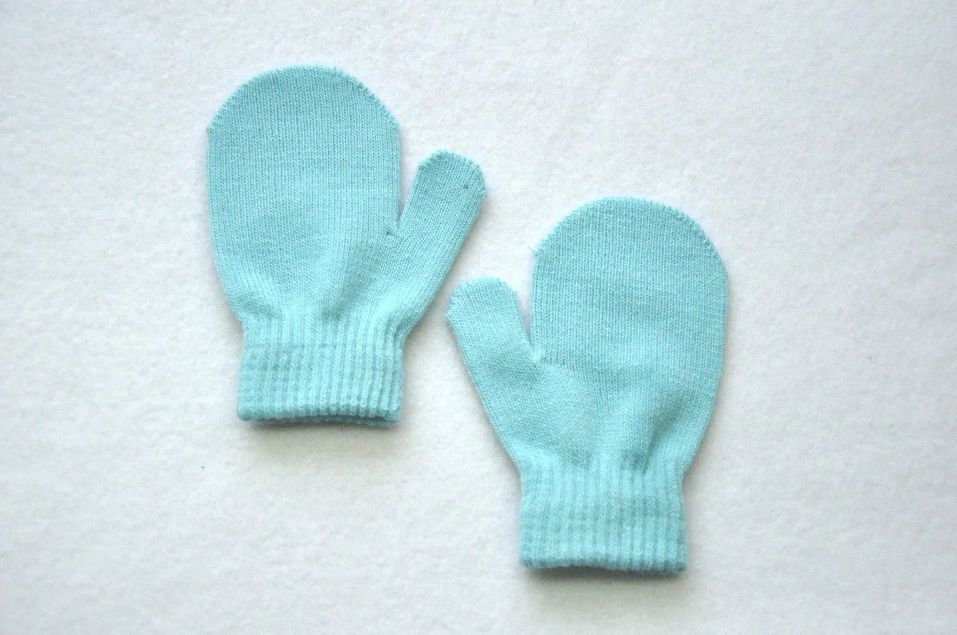 Children's Winter Warm Gloves Knitted Bag Baby Gloves - Enfance-Heureuse