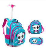 Three-piece Trolley Bag For Primary School Students - Enfance-Heureuse