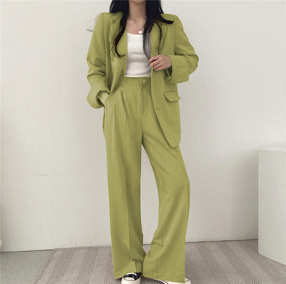 Korean Style Casual Suit Set Women - Enfance-Heureuse