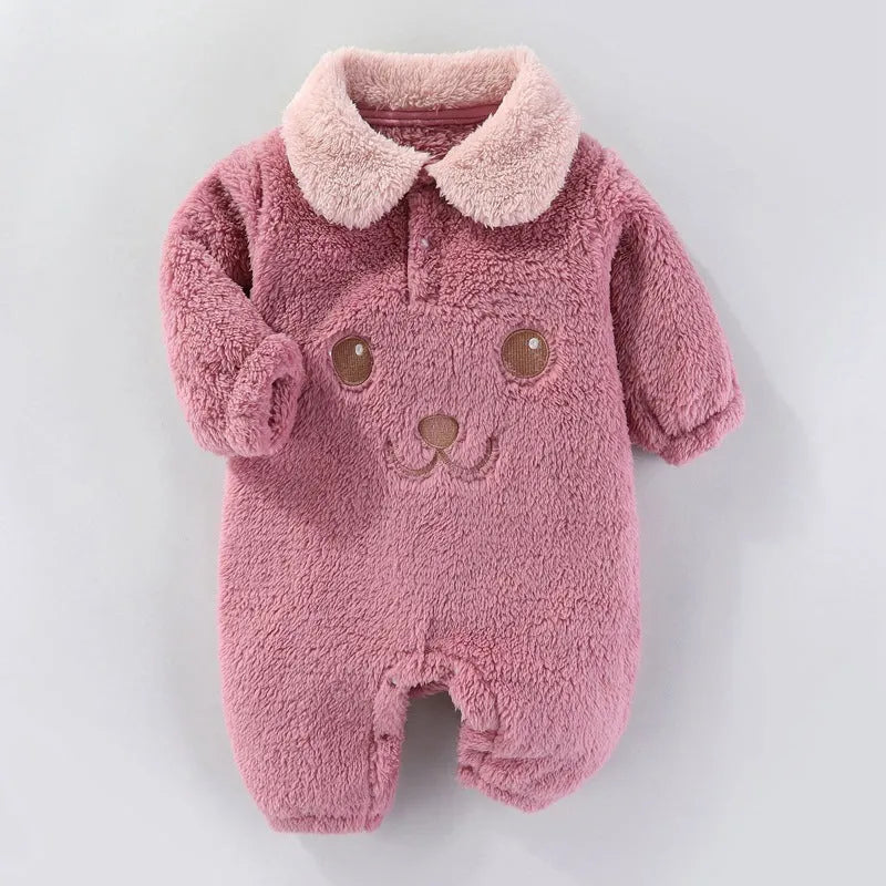 Keep Baby Warm Long Woollen Trousers Jumpsuit - Enfance-Heureuse