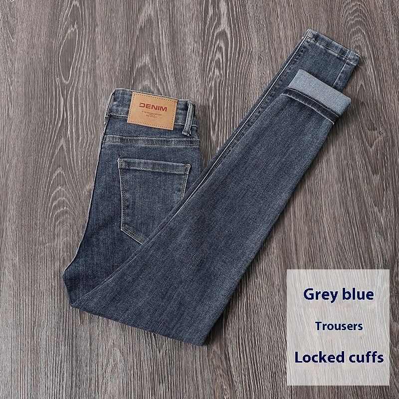 Black High Waist Stretch Jeans - Enfance-Heureuse