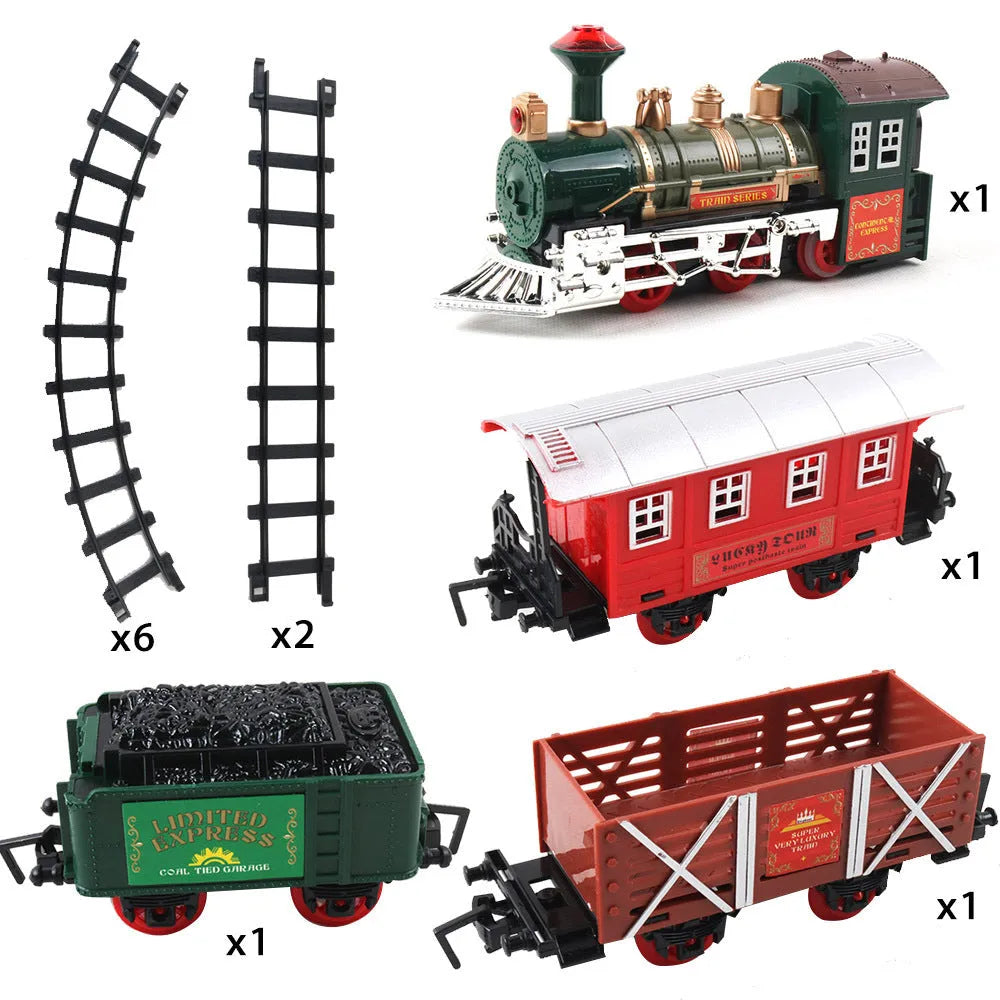 Electric Rail Car Children's Toy Simulation Train Boy Toy - Enfance-Heureuse
