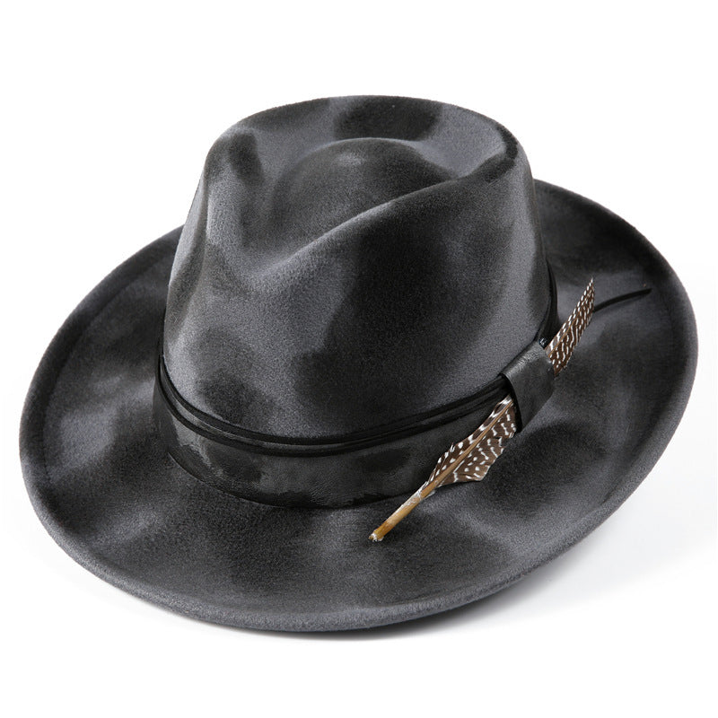 Fashion Burned Woolen Hat Unisex Personality