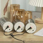 Electroplated Glass LED Electronic Candle Lights Wholesale Rechargeable - Enfance-Heureuse