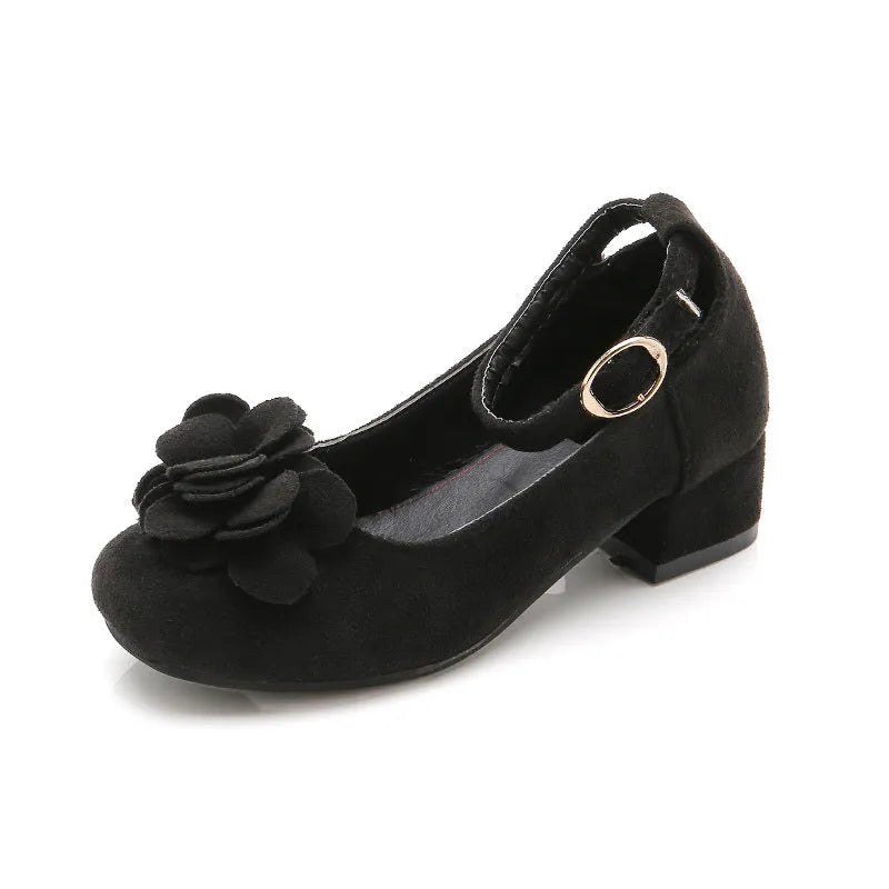 Filles Spectacle En Cuir Princesse Talons hauts - Enfance-Heureuse