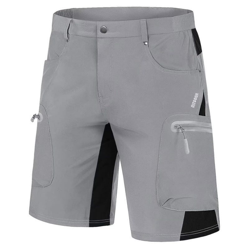Men's Outdoor Mountaineering Shorts Multi-pocket Casual Cargo Shorts - Enfance-Heureuse