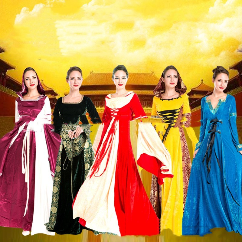 Halloween COS Ball Queen Dress Evening Gown - Enfance-Heureuse