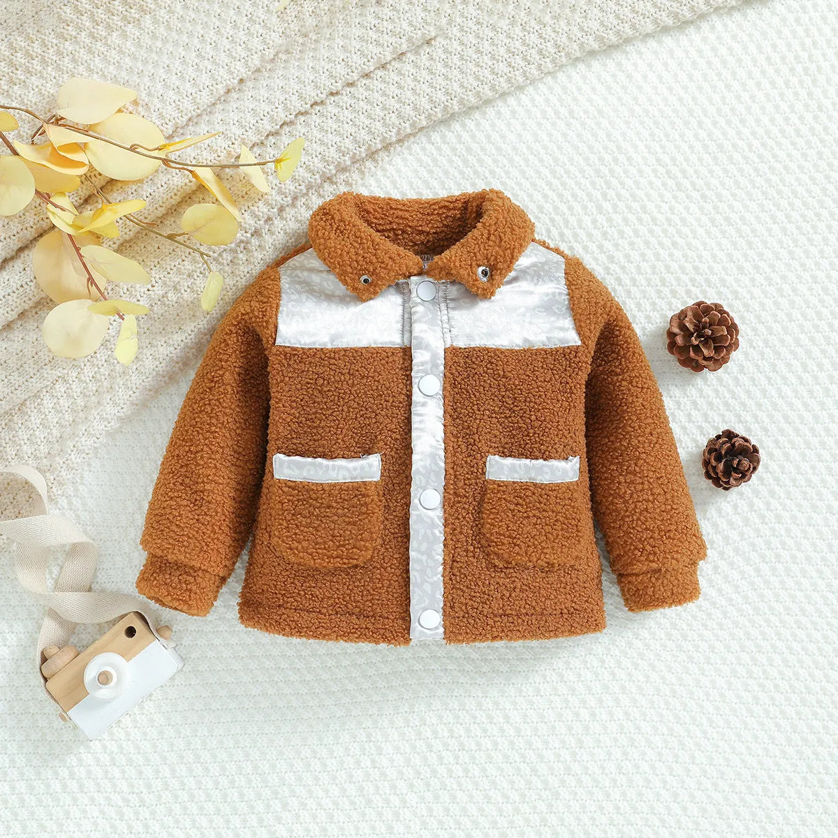 Children's New Zipper Cute Polar Fleece Jacket - Enfance-Heureuse