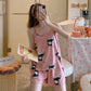 Women's Fashion Simple Camisole Homewear Pajamas Two-piece Set - Enfance-Heureuse