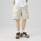Multi-pocket Straight Casual Loose Zipper Cargo Shorts Men's Five-point Pants - Enfance-Heureuse