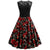 Lace Stitching Sleeveless Hot-selling Floral-print Retro Dress - Enfance-Heureuse