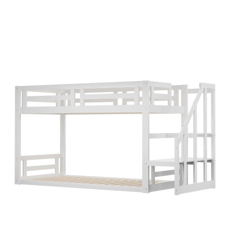 Niedrige Etagenbetten Aus Massivholz - Enfance-Heureuse