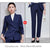 Long Sleeve Small Suit Collar Coat Women's Shirt Pants Suit - Enfance-Heureuse