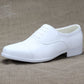 White Mens Formal Low Heel Lace Up Navy Pointed Toe Casual Wedding Shoe Dress Round Toe - Enfance-Heureuse