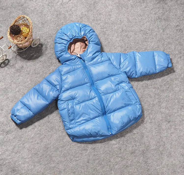 Winter Children's Clothing Cotton-padded Casual Down Jacket - Enfance-Heureuse