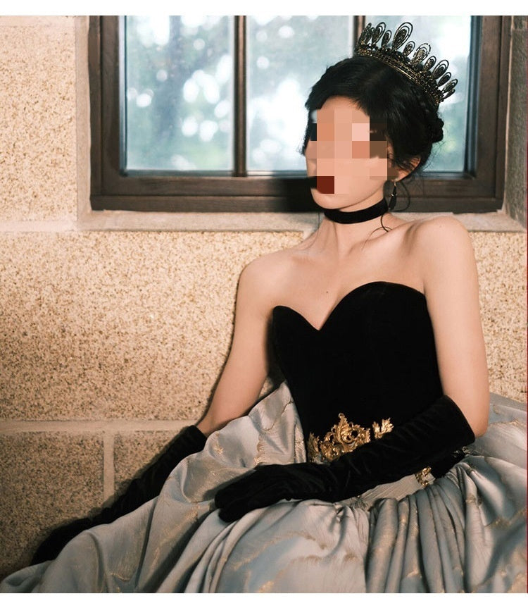 Hepburn Style Toasting Bride's Haute Couture Dress - Enfance-Heureuse