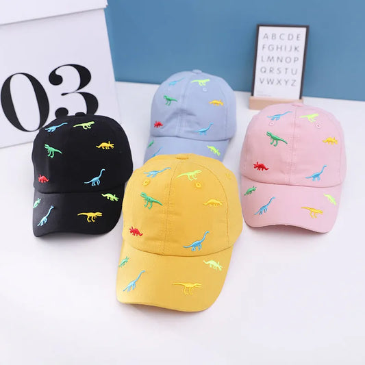 Colorful Small Dinosaur Children's Baseball Hats - Enfance-Heureuse