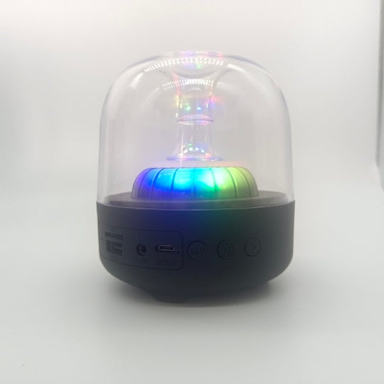 Altavoz de cristal azul para ordenador de escritorio MINI Bass