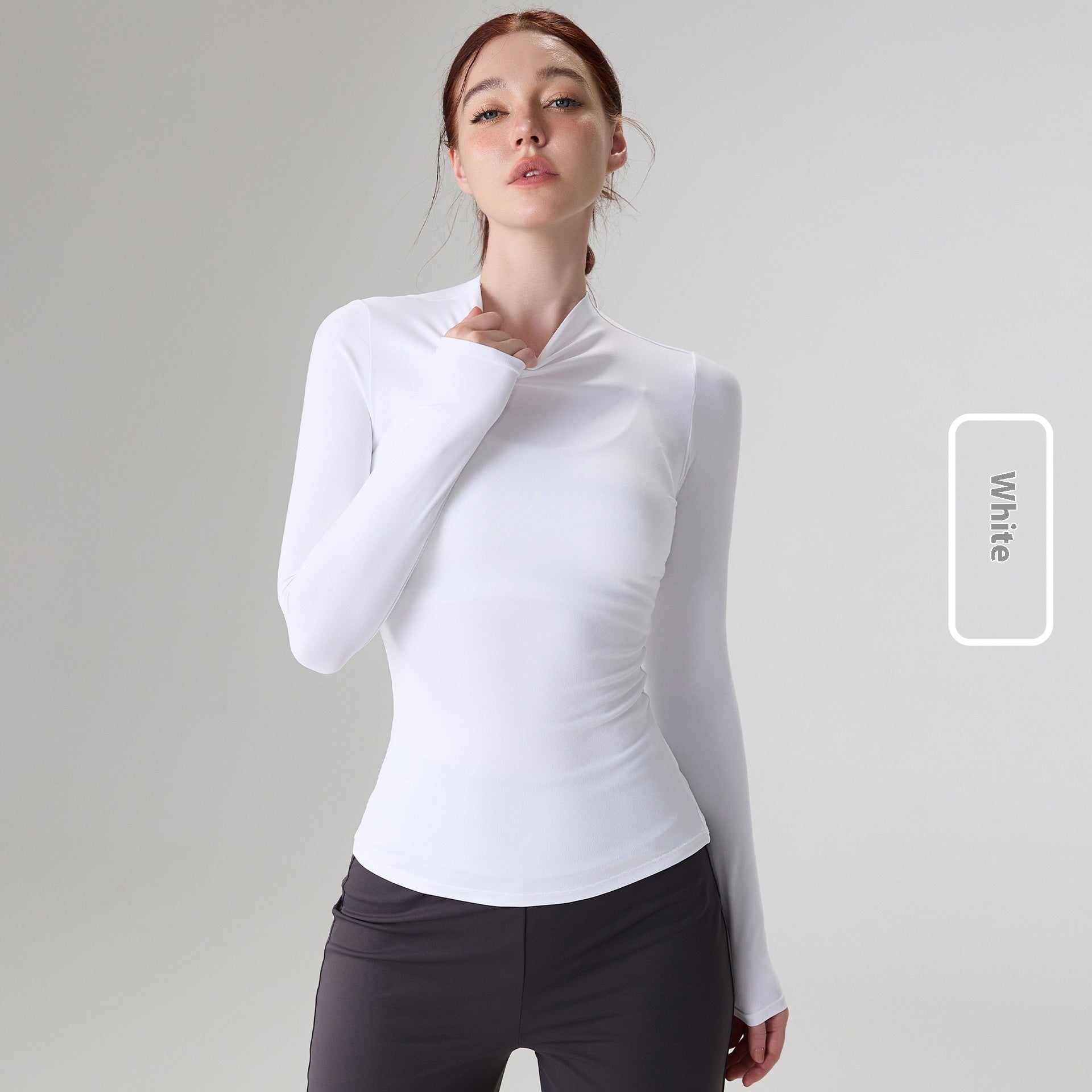 Long Sleeve Casual Slim Bottoming Shirt - Enfance-Heureuse