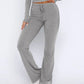 V-Neck Long Sleeve Top and Pants Set - Enfance-Heureuse
