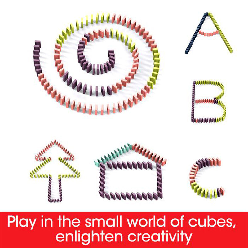 Domino Train Toys Baby Toys Car Puzzle Automatic Release Licensing Electric Building Blocks Train Toy - Enfance-Heureuse