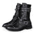 Middle Tube Leather Boots Ceremonial Motorcycle Men's Martin Performance - Enfance-Heureuse