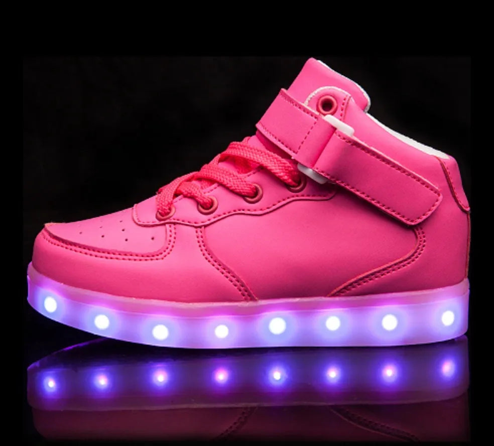 Enfants de Mode Casual Baskets Lumineuses - Enfance-Heureuse