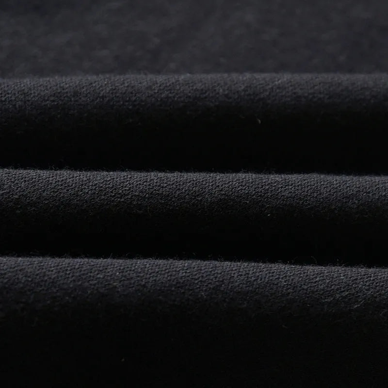 CUHK Enfants À Manches Longues Imprimé Fermeture Éclair Chemise Casual Pantalon De Sport Mis Noir Deux-Pièce Ensemble - Enfance-Heureuse