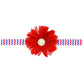 Children's Striped Rose Headband