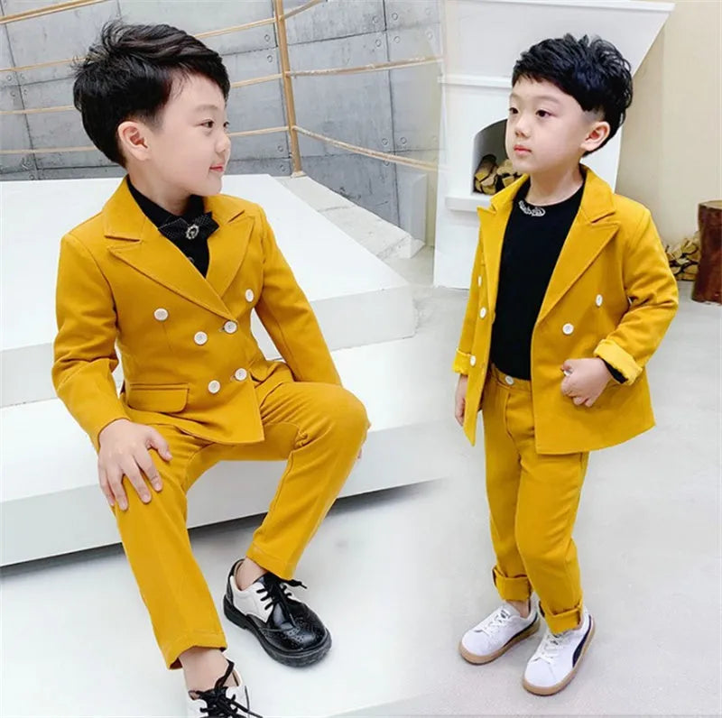 Children's Boys Fashion Simple Catwalk Suit - Enfance-Heureuse