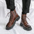 New Mid-top Round Head Chelsea Men's Boots - Enfance-Heureuse