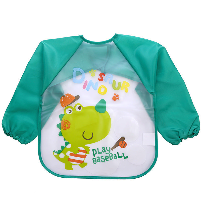 Children's Gown Long Sleeve Kids Waterproof Meal Baby Apron Painting Clothes Bib Protective Clothing - Enfance-Heureuse