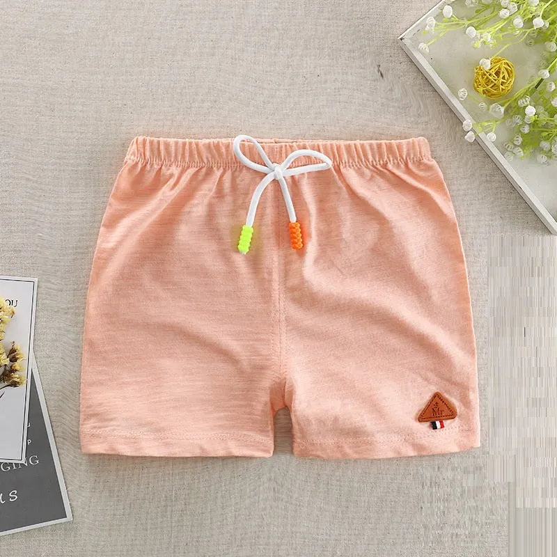 Season New Children's Slub Cotton Casual Shorts - Enfance-Heureuse